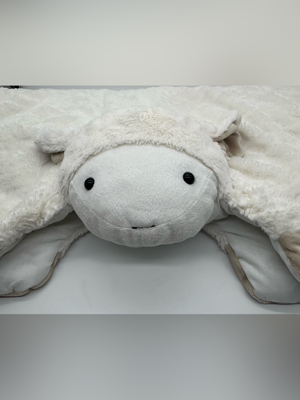 Pottery Barn Kids Plush Lamb Play Mat/Tummy Play Time